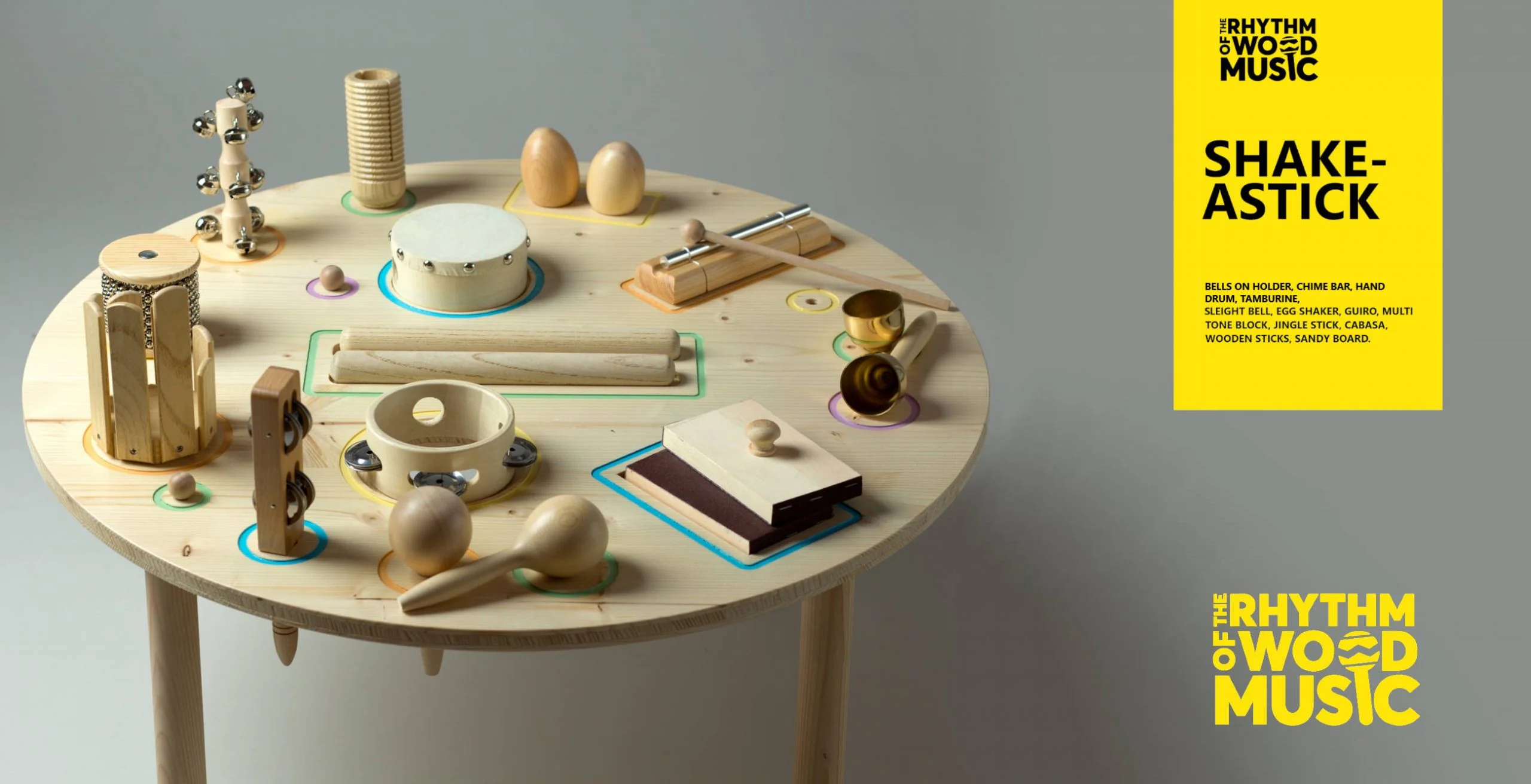 SHAKE-ASTICK Round music table