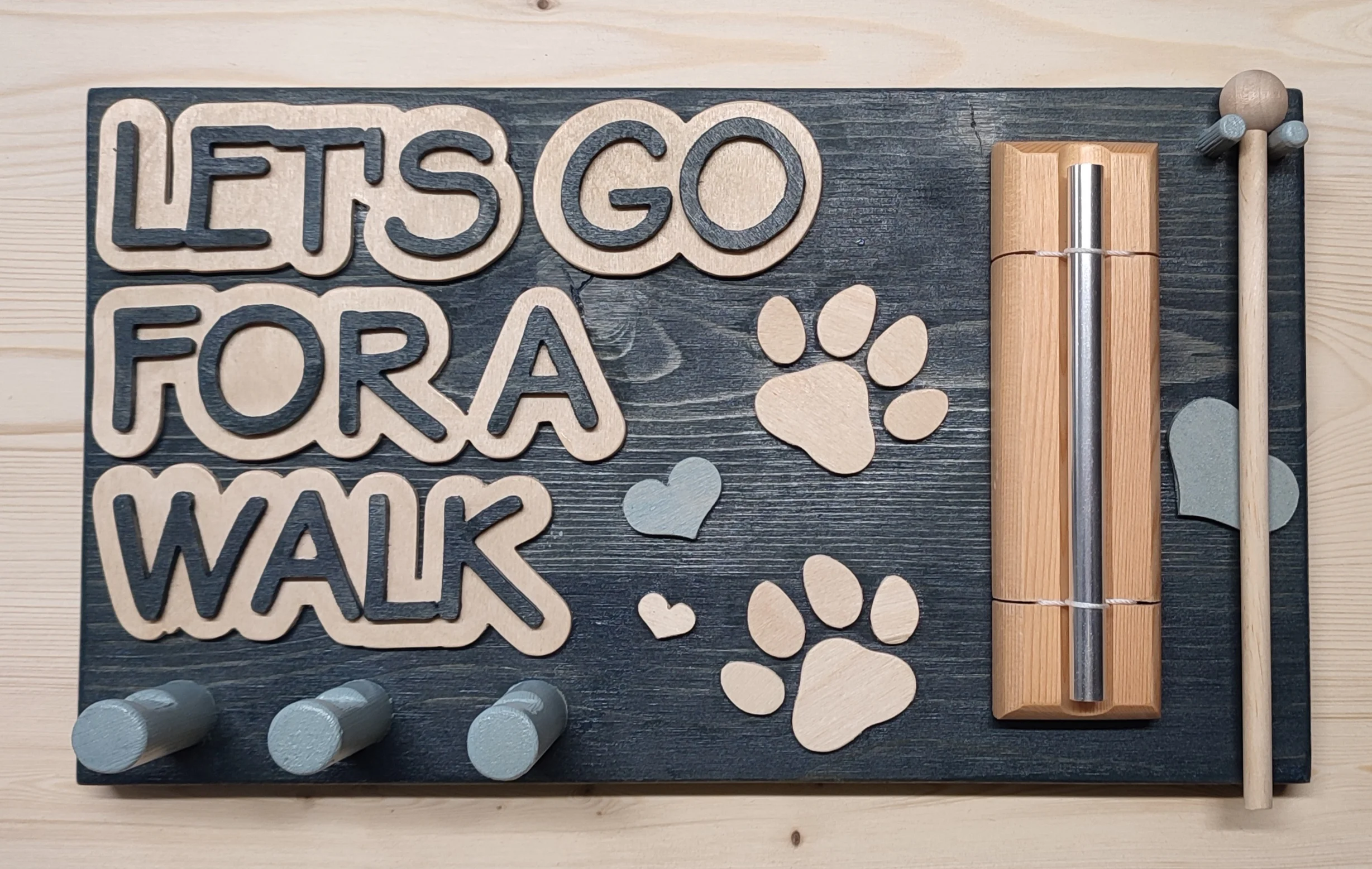 WOODEN SIGN (black)