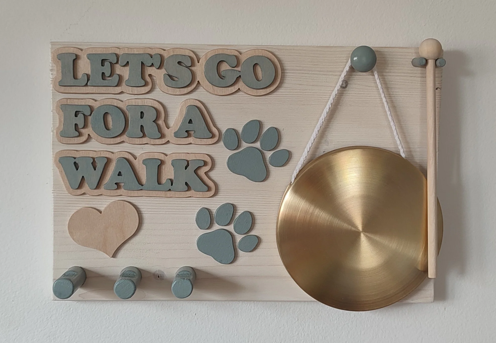 WOODEN SIGN (white) - Image 3