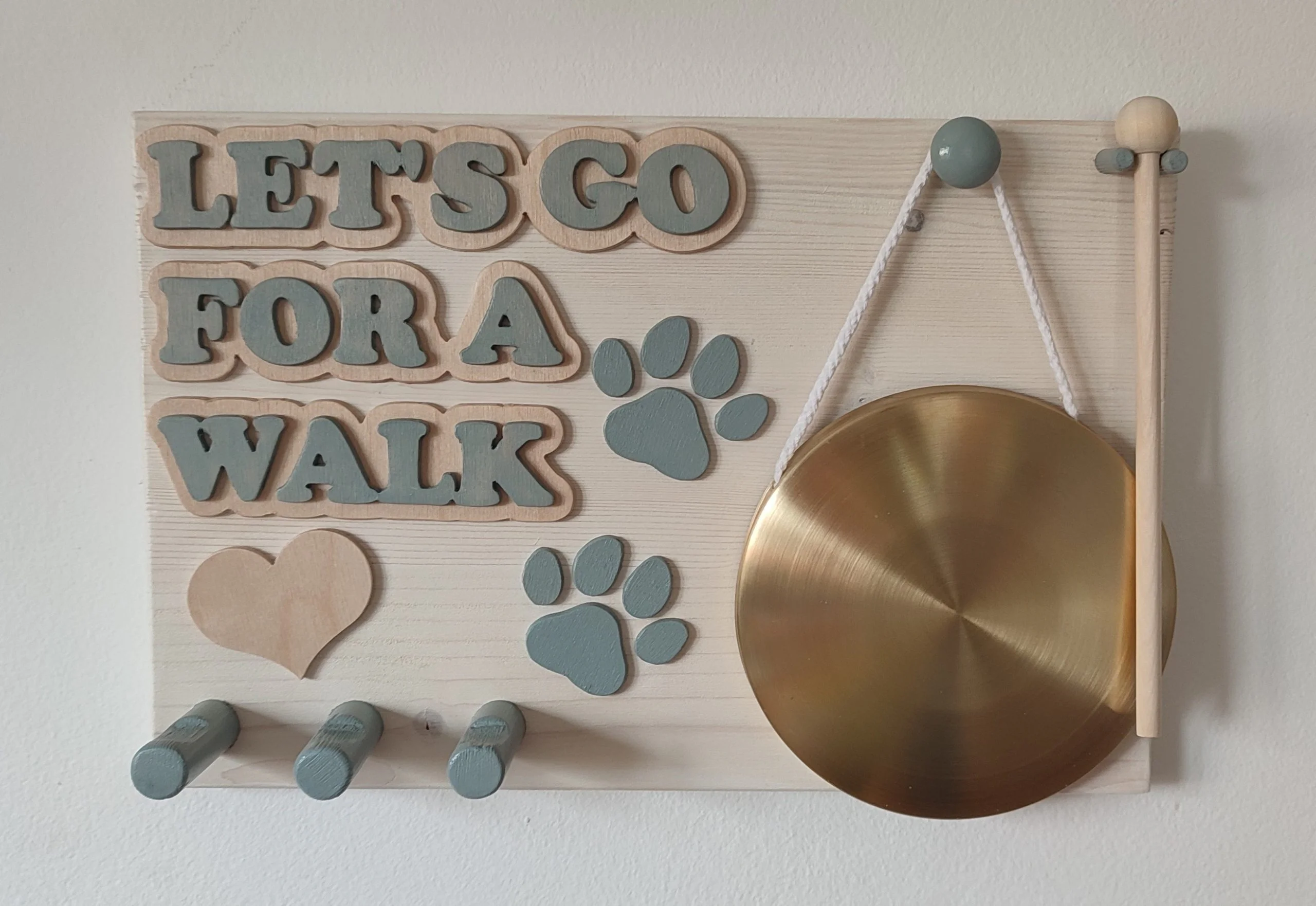 WOODEN SIGN (white) - Image 4
