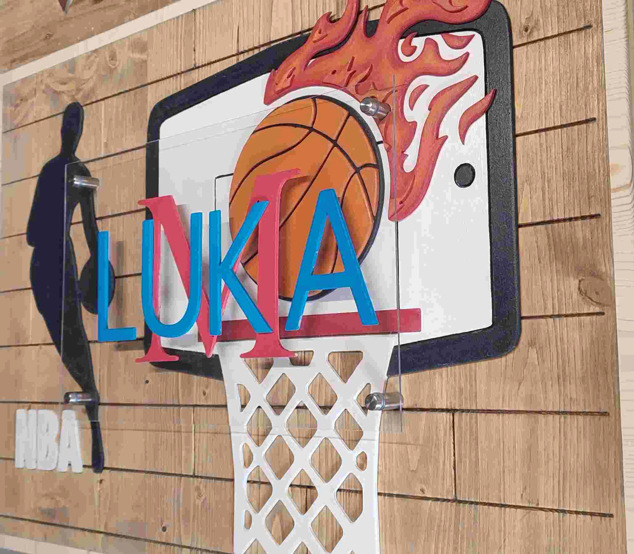 WOODEN WALL DECOR BASKETBALL - Image 4