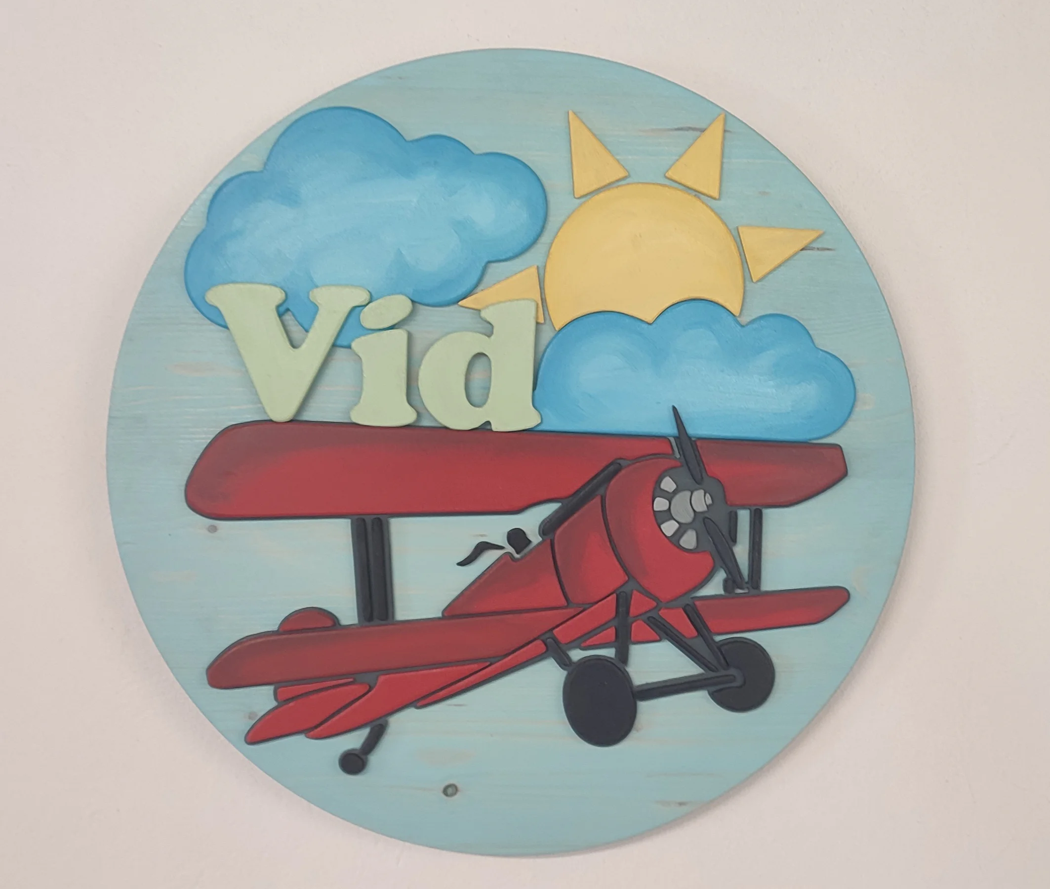 WOODEN WALL DECOR FOR CHILDREN